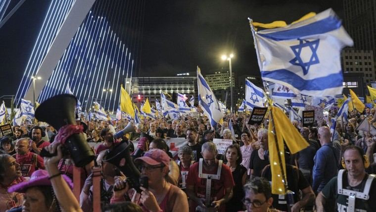 Protestas masivas en Israel exigen liberación de rehenes y fin del conflicto en Gaza