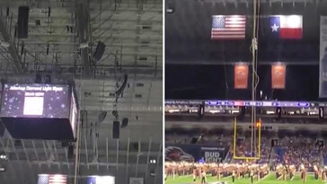 Un militar queda gravemente herido tras caer del techo del Alamodome