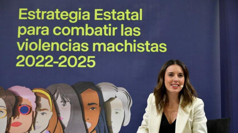 La ministra Irene Montero