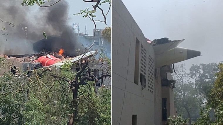 Avión de Air India con 242 pasajeros se estrella en Ahmedabad