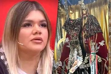 Morena Rial publica fotos en un santuario de San La Muerte