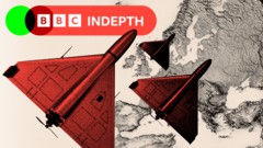 Drones no identificados inquietan a aeropuertos europeos por la noche