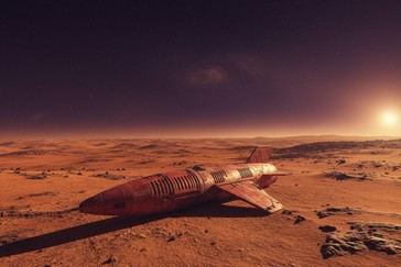 Objeto en foto de Marte de NASA genera teorías sobre guerra alienígena antigua