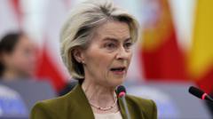 Von der Leyen critica la falta de voluntad de Rusia para negociar la paz en Ucrania