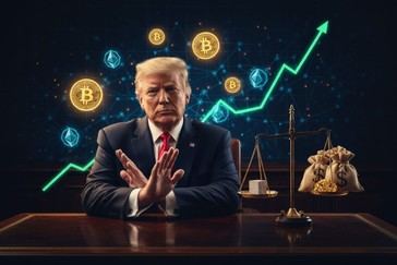 Trump defiende sus ganancias en criptomonedas y niega cualquier ilegalidad