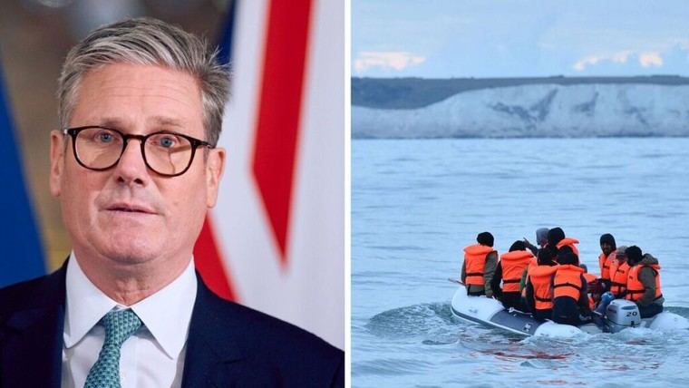 Más de 30,000 migrantes han llegado al Reino Unido en pequeñas embarcaciones durante el mandato de Keir Starmer