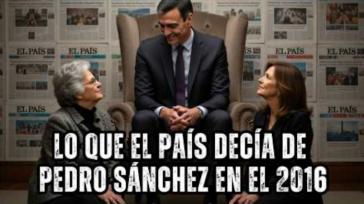 Lo que El País decía de Pedro Sánchez en el 2016