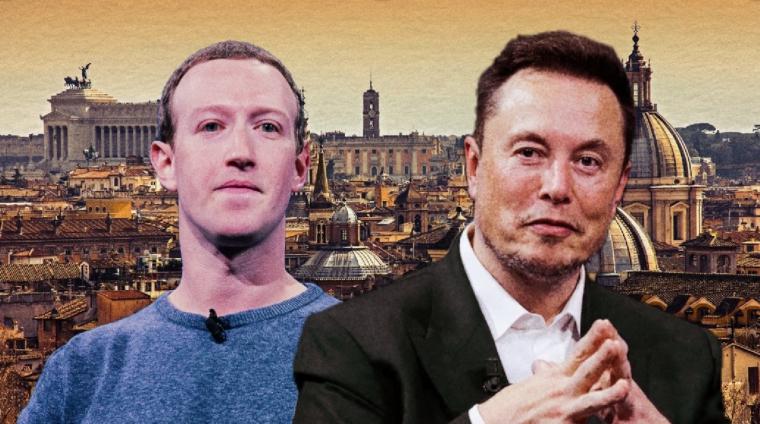 Elon Musk confirma que la lucha contra Zuckerberg se llevará a cabo en un 'lugar épico' en Roma