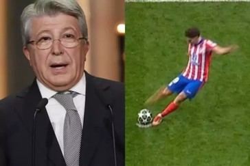 Cerezo del Atlético afirma tener pruebas sobre el penal anulado a Julián Álvarez