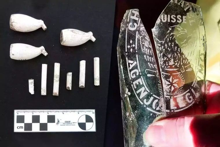 Descubren pipas francesas en pulpería histórica de la pampa bonaerense