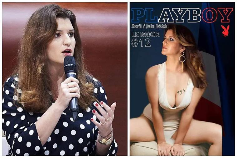 Ministra francesa posa para la portada de Playboy