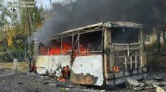 Ataque ruso a autobuses en Ucrania deja 33 muertos y aumenta la violencia civil