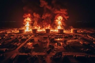 Rusia ataca pozos de gas en respuesta a la guerra de drones de Ucrania