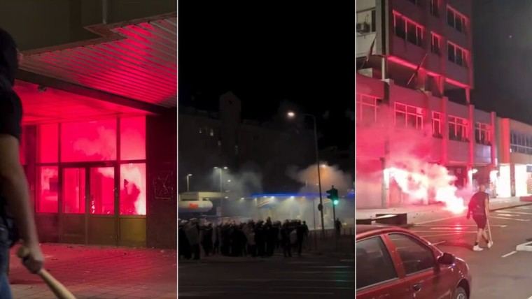 Protestas en Serbia estallan contra el gobierno y causan disturbios