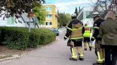 Heridos en ataque con espada en escuela de Suecia