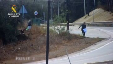 Siete arrestados por tráfico de hachís en Melilla mediante lanzamientos desde Marruecos