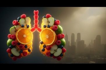 El consumo de frutas podría proteger los pulmones del daño por contaminación ambiental