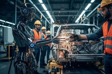 Automotrices impulsan la robótica humanoide y amenazan empleos manuales