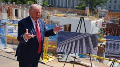 Trump solicita al Tribunal Supremo continuar la construcción de un salón de baile en la Casa Blanca