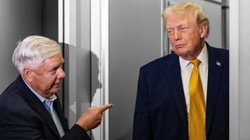 Trump elogia a Lindsey Graham en su funeral y lo describe como un político belicista