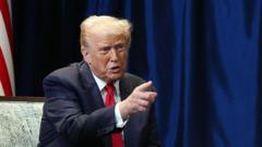 Trump minimiza la posibilidad de un conflicto bélico con Venezuela