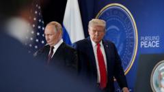 Trump impone sanciones a Rusia y critica la falta de progreso en las negociaciones con Putin