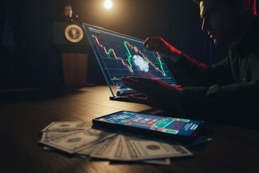 Operador de teleprompter de Trump bajo investigación por ganar $100K en apuestas sobre discursos