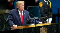 Trump advierte sobre la aniquilación de Irán en la ONU mientras se reúnen funcionarios de ambos países