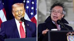Trump se reunirá con el presidente colombiano en la Casa Blanca pronto