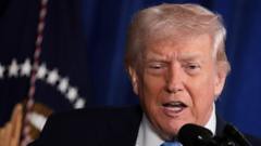 Trump advierte a la nueva líder de Venezuela ante la comparecencia de Maduro en corte