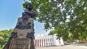 Odesa eliminará monumento a Pushkin, a pesar de su protección por la Unesco