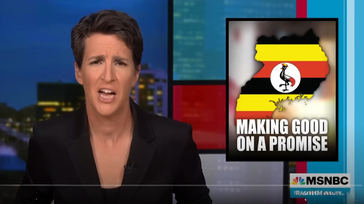 Rachel Maddow promueve dejar morir a africanos con SIDA como castigo por la ley "anti-gay" de Uganda
