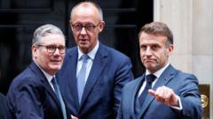 Líderes europeos destacan momento crucial para Ucrania tras llamada con Trump