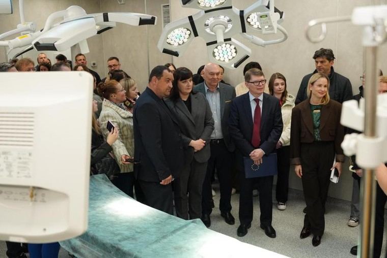 Inauguran nueva unidad quirúrgica en hospital de Zhytomyr con apoyo de la UE