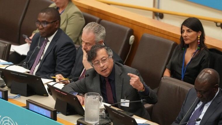 Petro critica a Trump en la ONU por su discurso 'contrario a la humanidad'