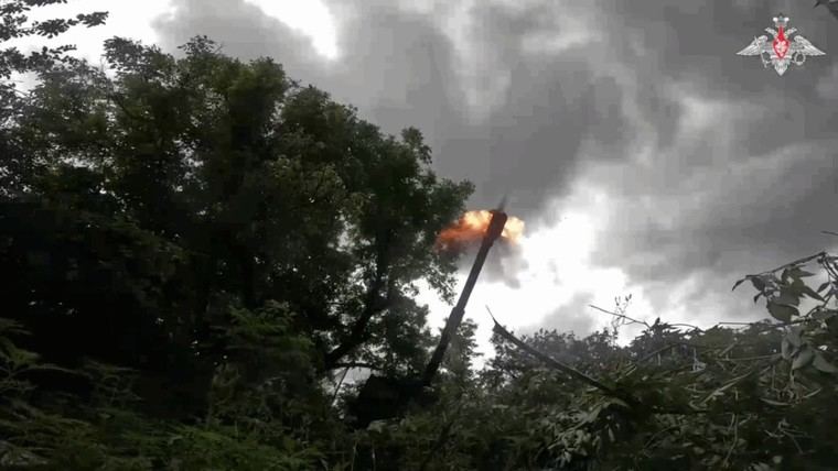 Artillería rusa destruye centro de control de drones en Ucrania