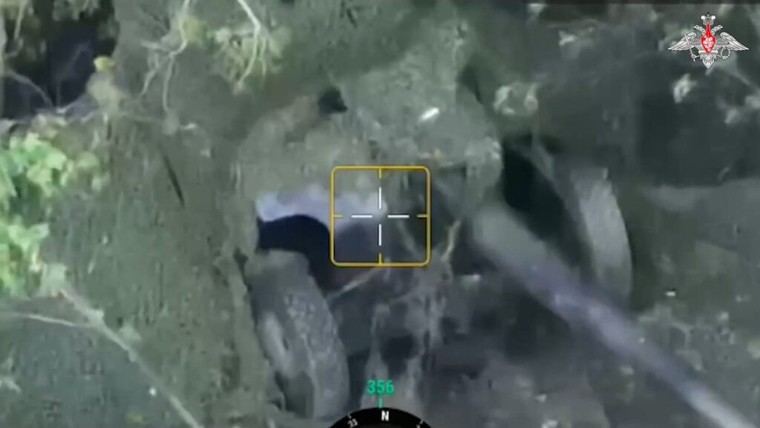Drones rusos destruyen equipos militares en Ucrania