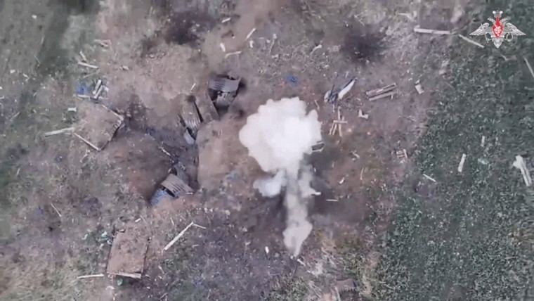 Drones rusos atacan posiciones ucranianas con precisión