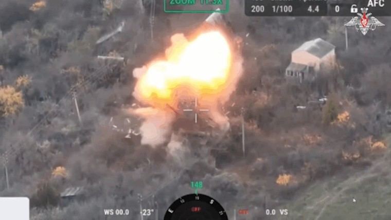 Drones rusos atacan y afectan suministro de municiones ucranianas