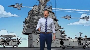 El jefe del Pentágono presenta un curioso video para respaldar el nuevo presupuesto militar