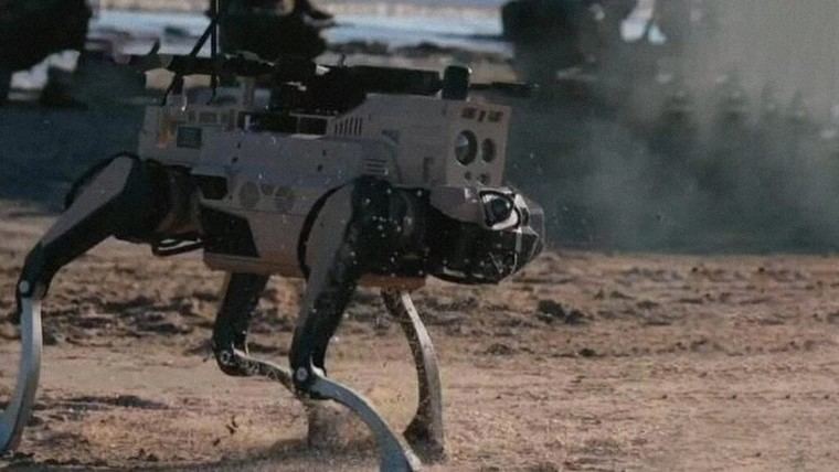 China realiza simulacro de desembarco anfibio con perros robóticos en acción