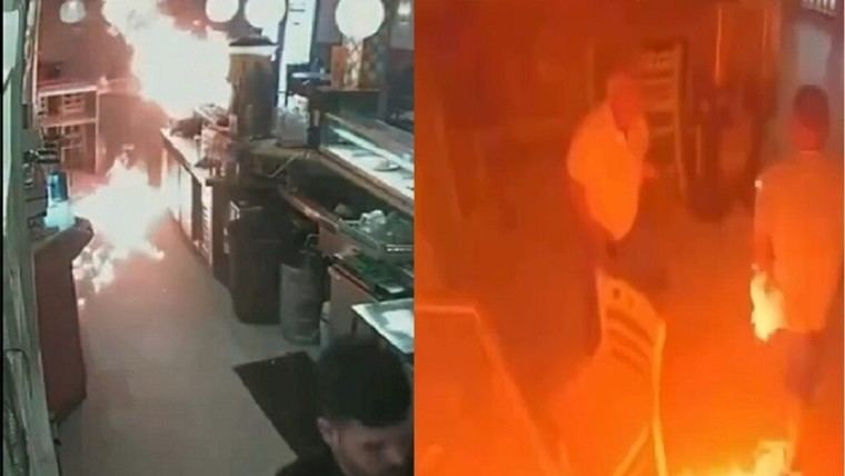 Hombre provoca incendio en un bar por falta de mayonesa