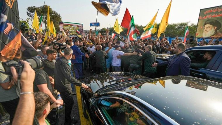 Jefe de seguridad iraní llega a Líbano en medio de tensiones políticas