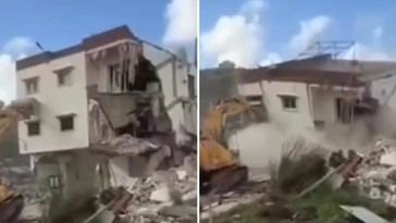 Militares israelíes destruyen casa de civiles en el Líbano entre risas