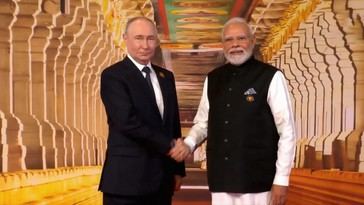 Modi recibe a Putin en la cumbre de BRICS en Nueva Delhi