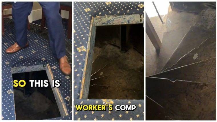 Descubren escalera secreta en el Capitolio de EE.UU