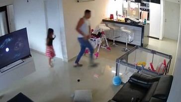 Padre e hija escapan de un sismo gracias a alerta en su teléfono