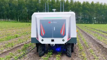 Robots agrícolas en China combaten malezas con tecnología láser avanzada