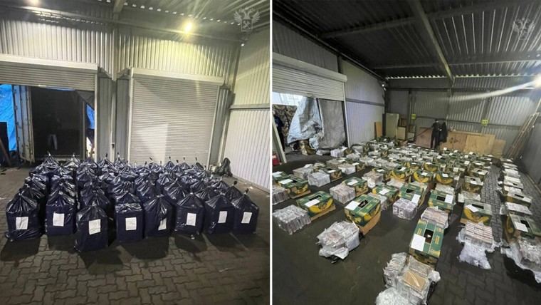 Rusia confiscó un récord de 1,5 toneladas de cocaína oculta en un envío de plátanos