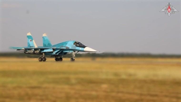 Rusia ataca un punto estratégico ucraniano con un Su-34